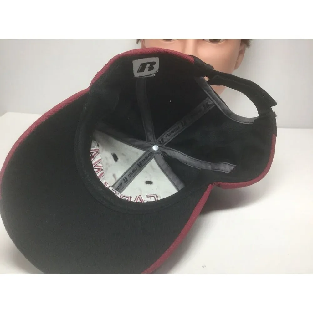 South Carolina Gamecocks Russell Athletic Adult Hat Black Crimson Strap Back‎